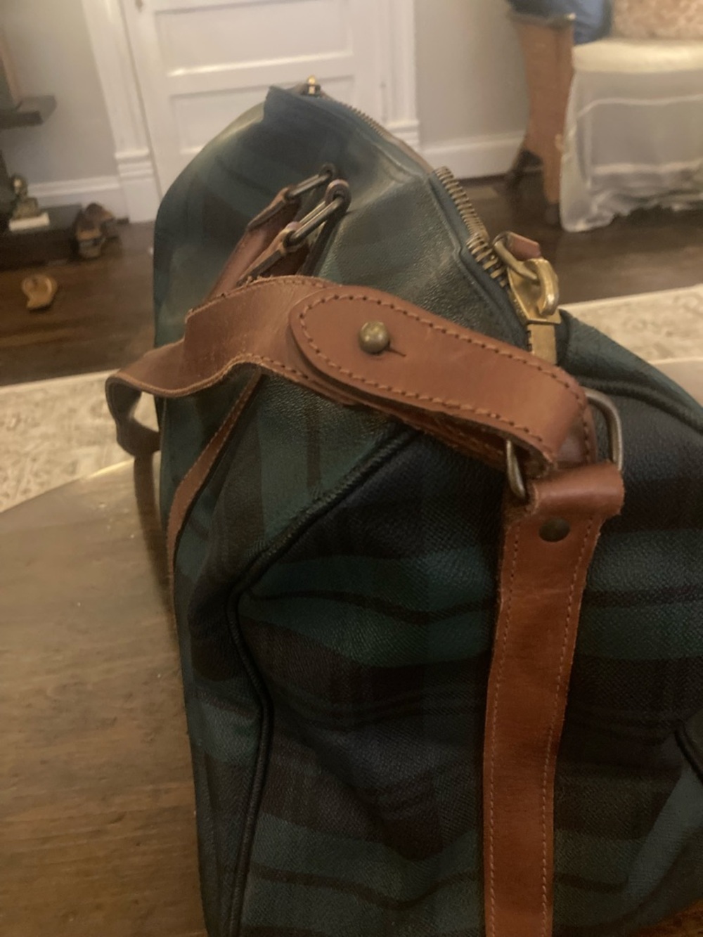 POLO RALPH LAUREN - Green tartan Duffle bag - Picture 12 of 15